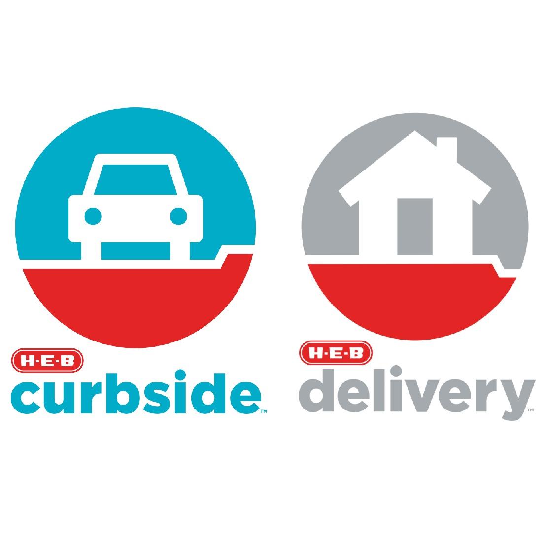 H-E-B Curbside Pickup & Grocery Delivery Logo