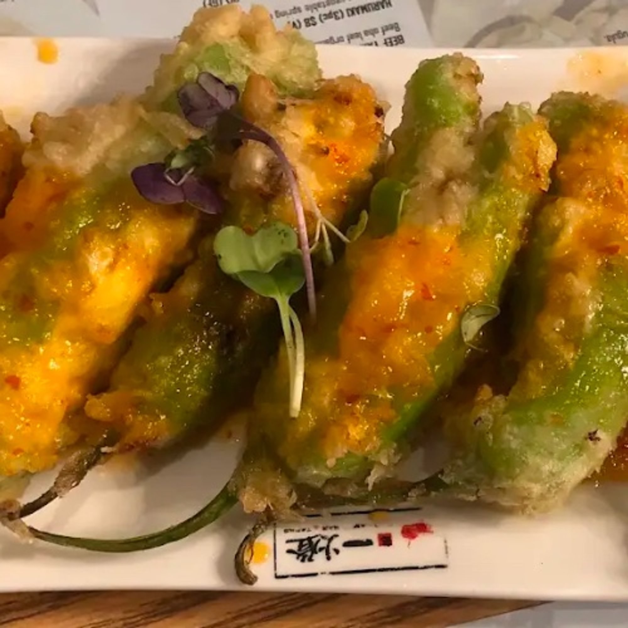 Stuffed Shishito Peppers