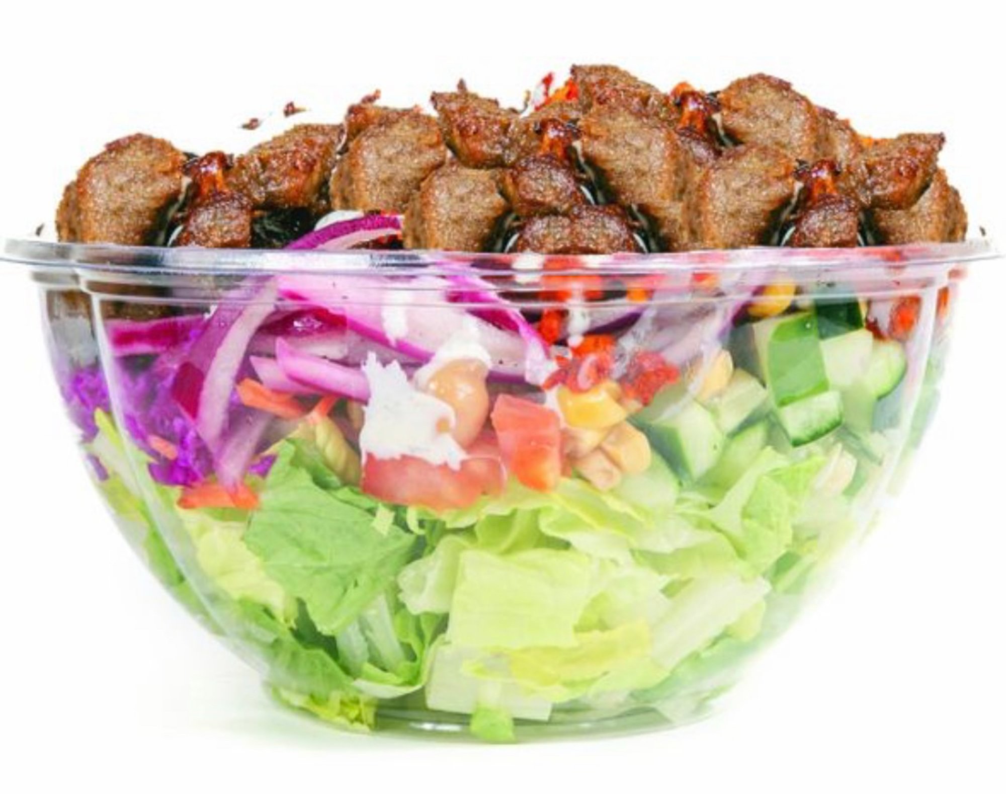 Lamb Over Salad