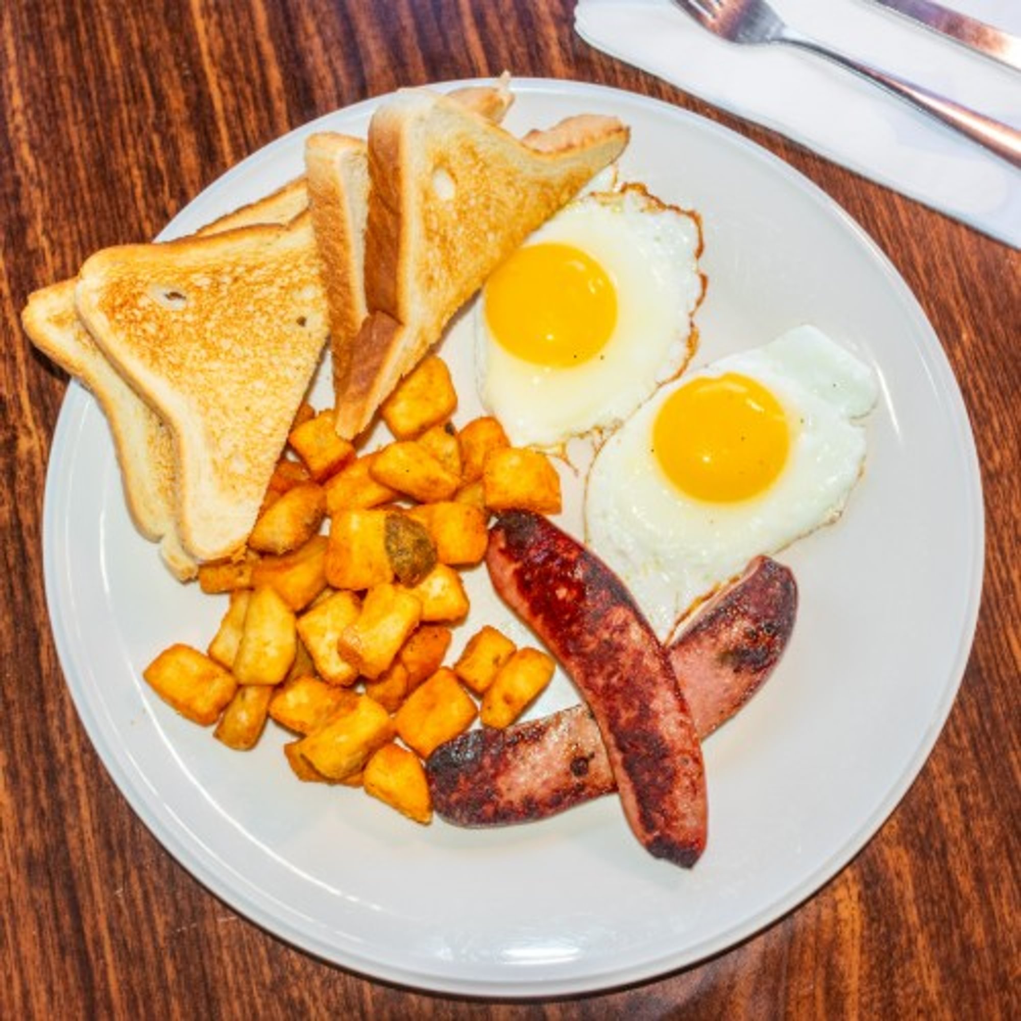 2 Eggs & Kielbasa