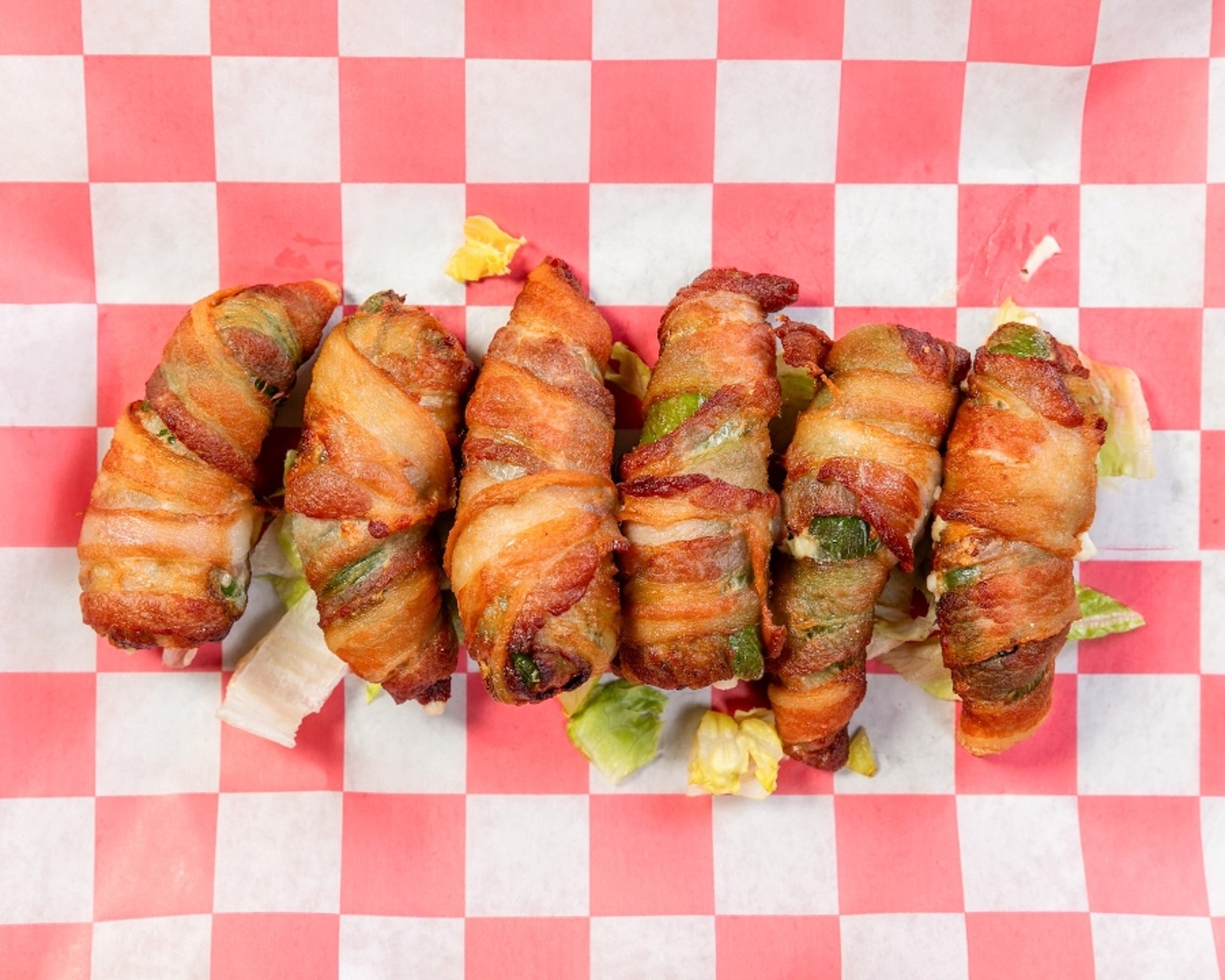 Bacon Wrapped Poppers