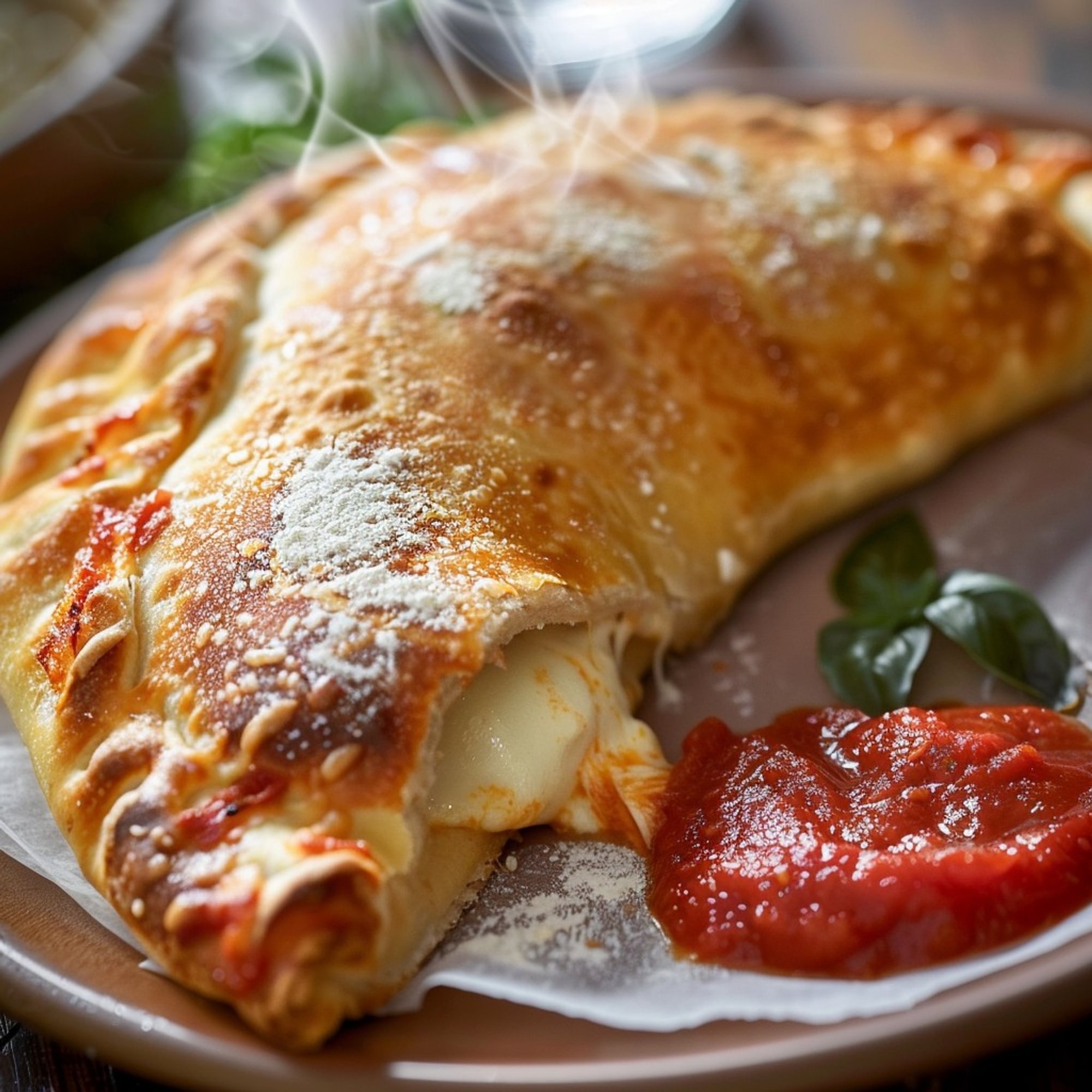Vegan Cheese Calzone