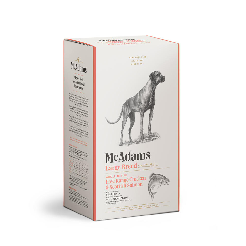 McAdams Free Range Chicken & Salmon Large Breed Dog