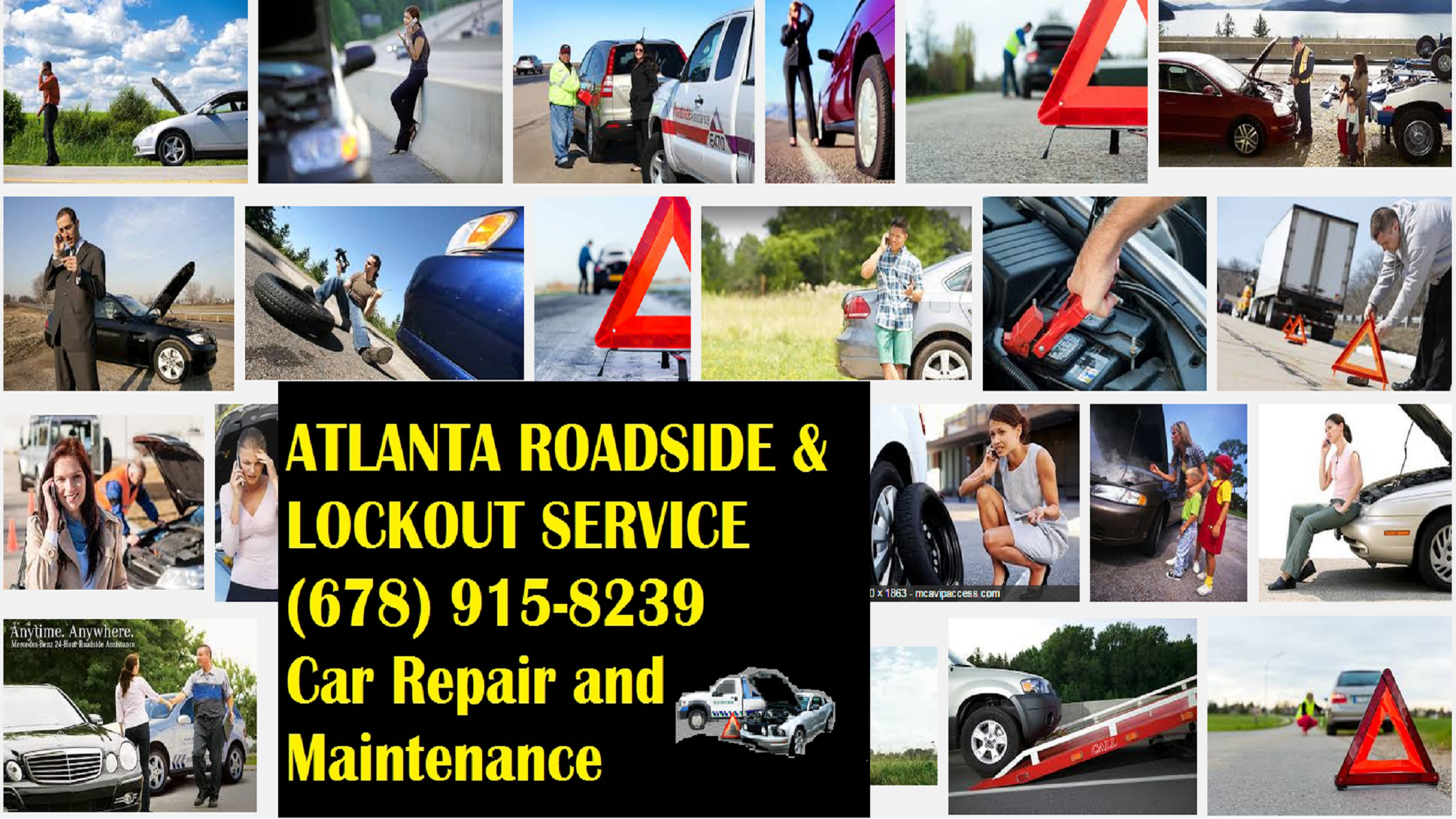 ATLANTA ROADSIDE ASSISTANCE &amp; LOCKOUT SERVICE Logo