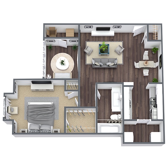A5: 1 Bed 1 Bath