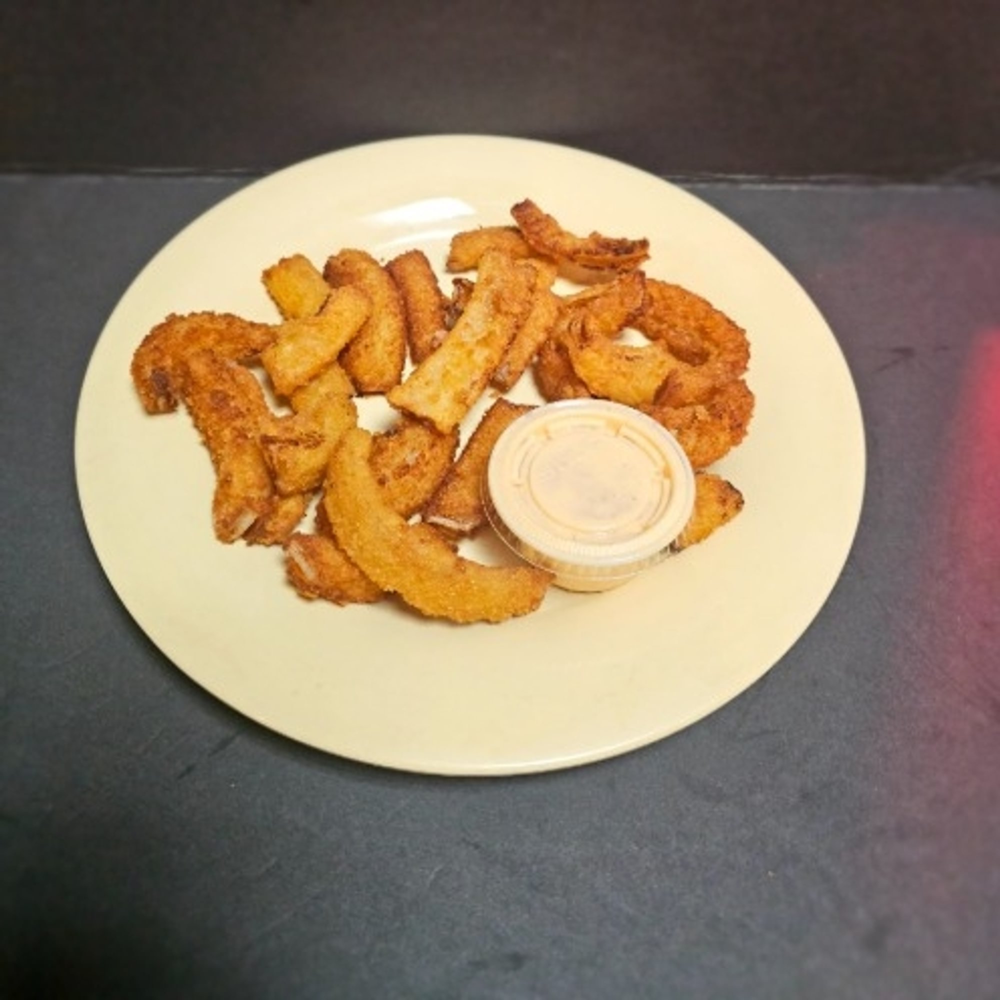 Fried onion petals