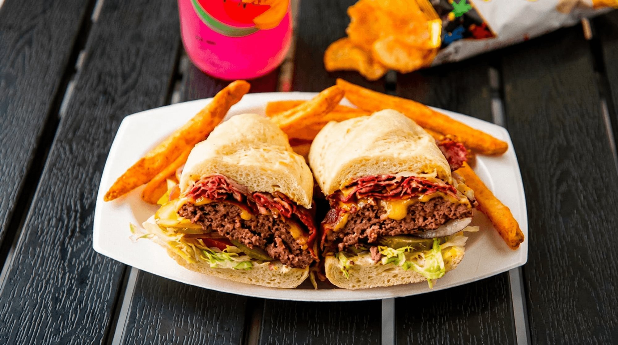 NY Burger w/ Fries