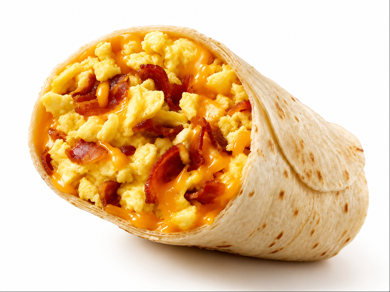 Bacon& Egg Burrito