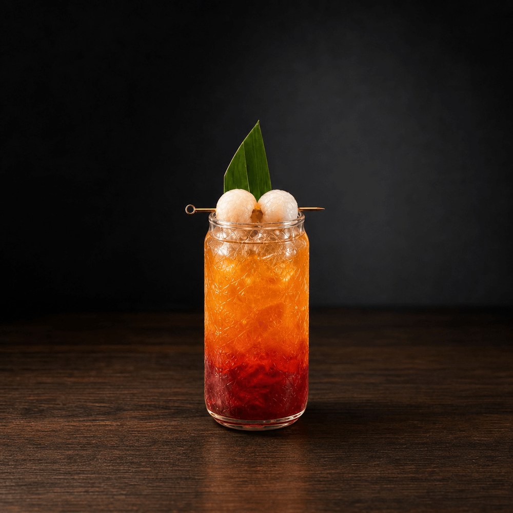Lychee Thai Tea 16 OZ