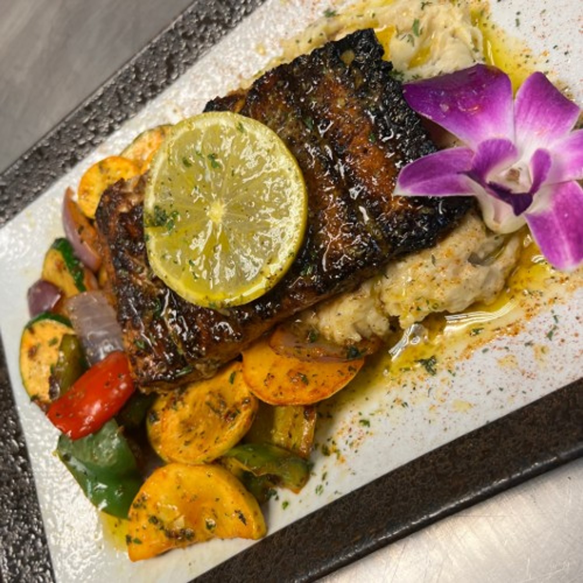 Sautee Salmon Plate