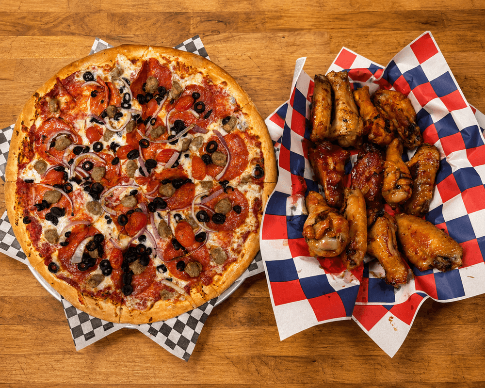 1 XL 16" Pizza and Wing Special