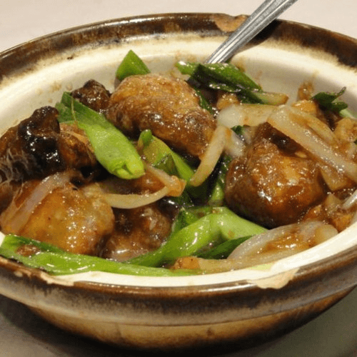 Oyster with Ginger & Green Onion