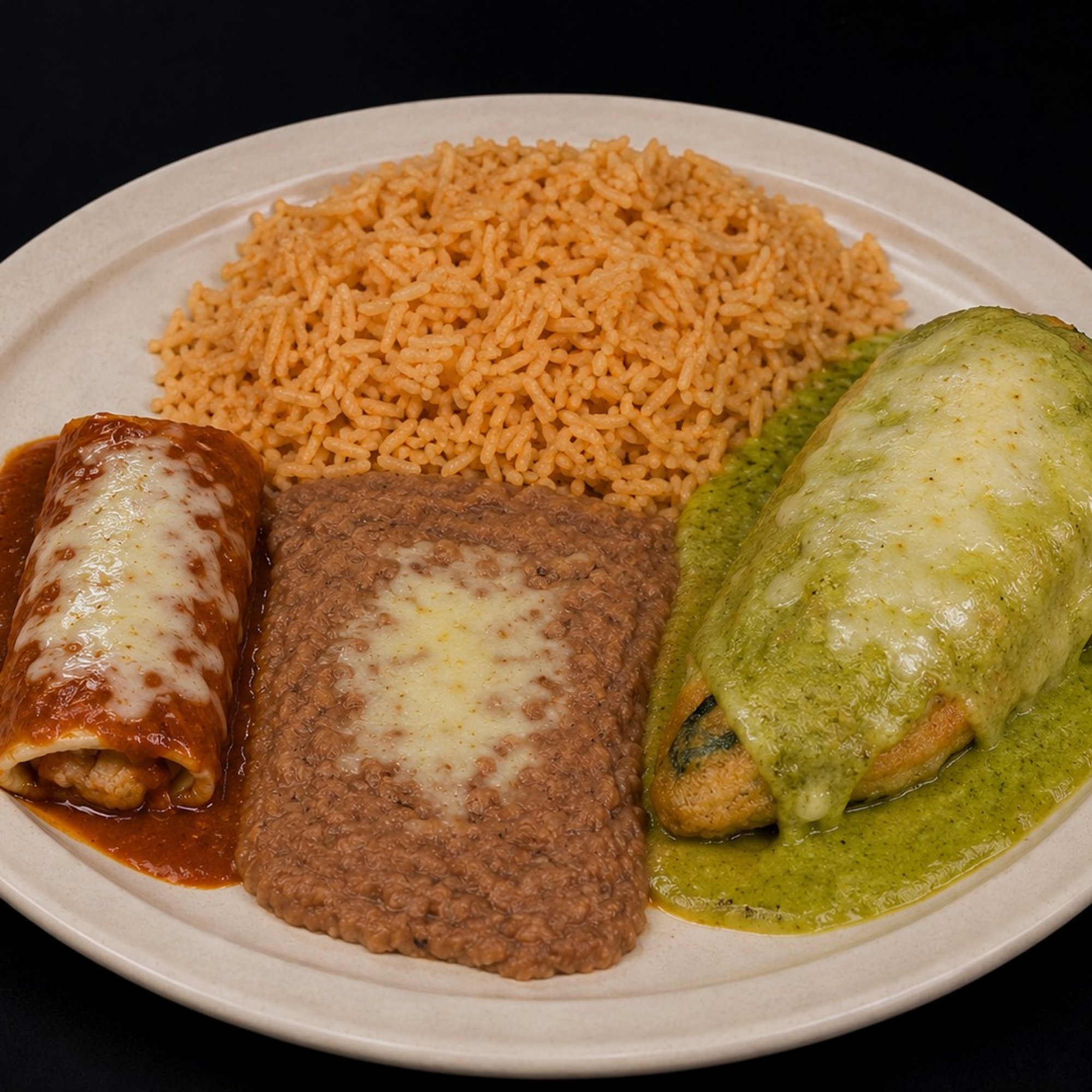 Chile Relleno and Enchilada Plate
