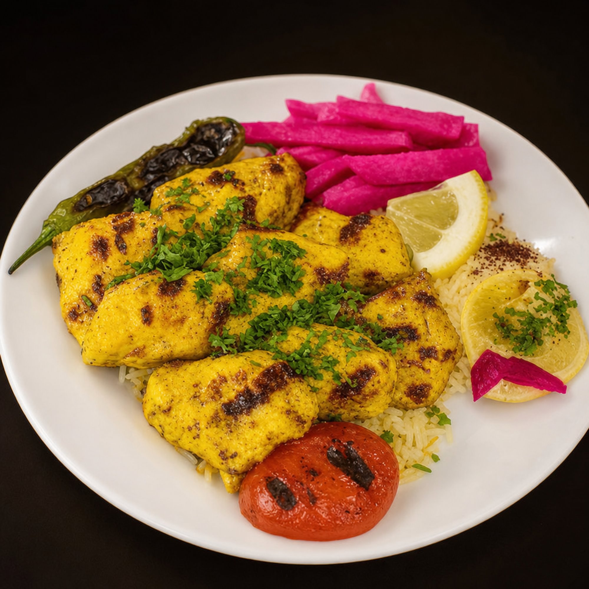 Chicken Kebab Plate