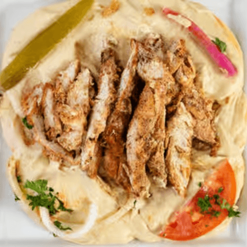 Hummus with Shawarma