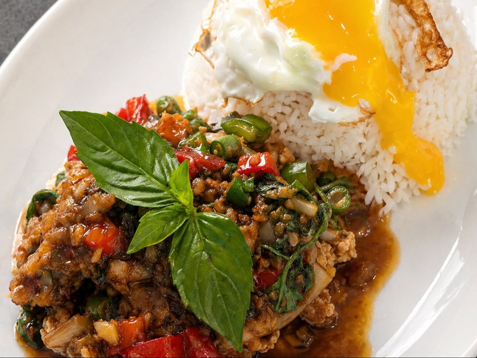 Pad Kra Pao Crispy Chicken