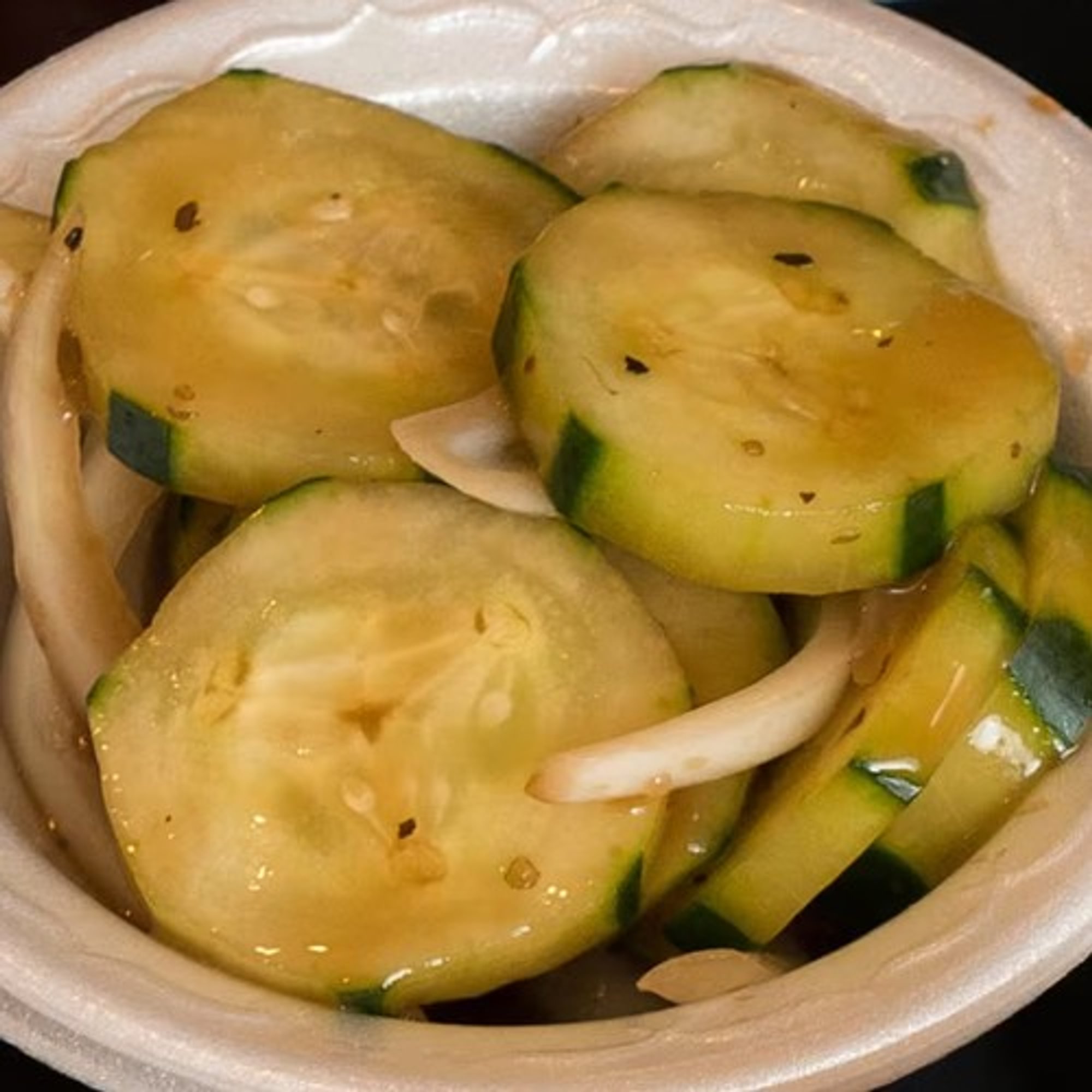 Seasoned Balsamic Cucumbers
