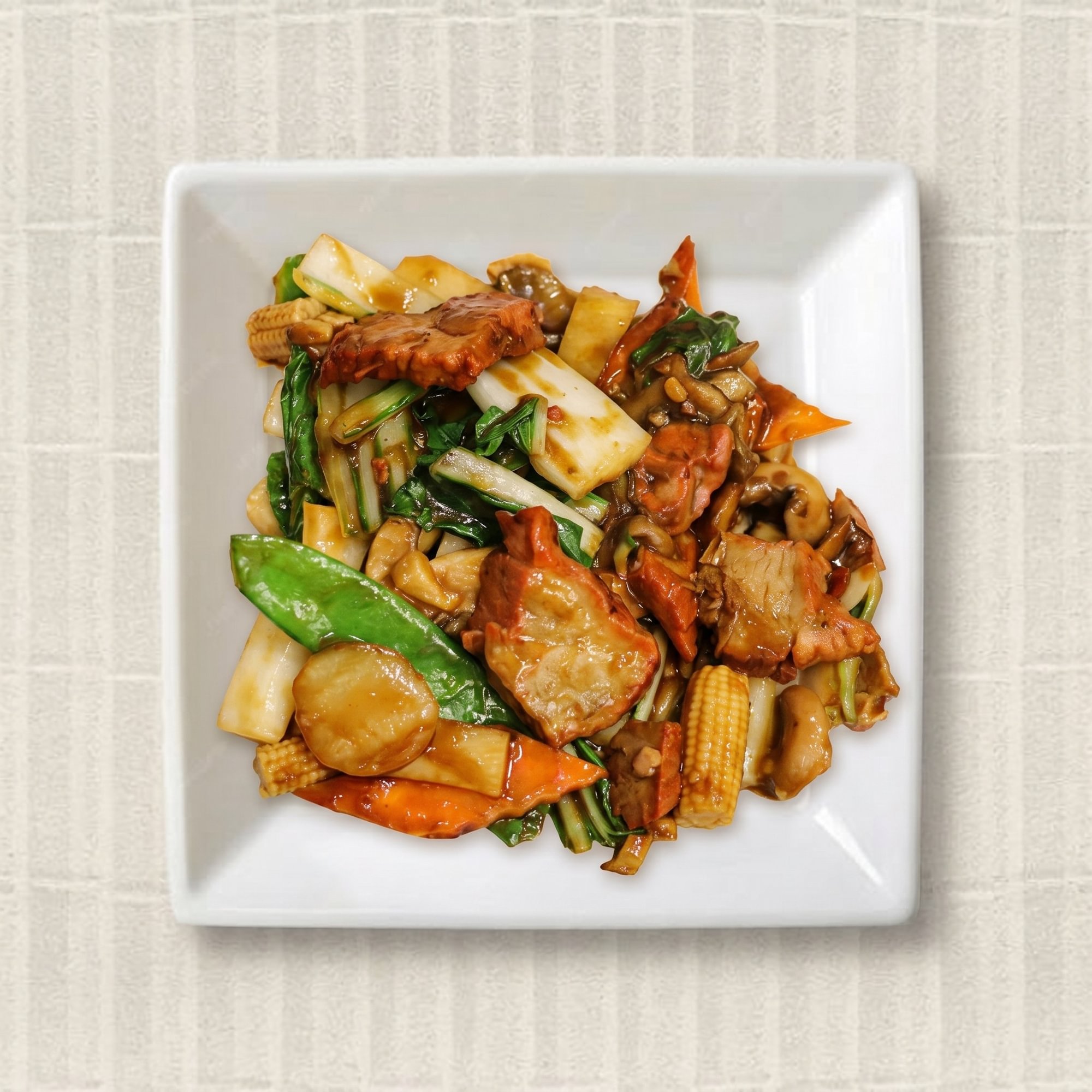 Roast Pork with Mushroom