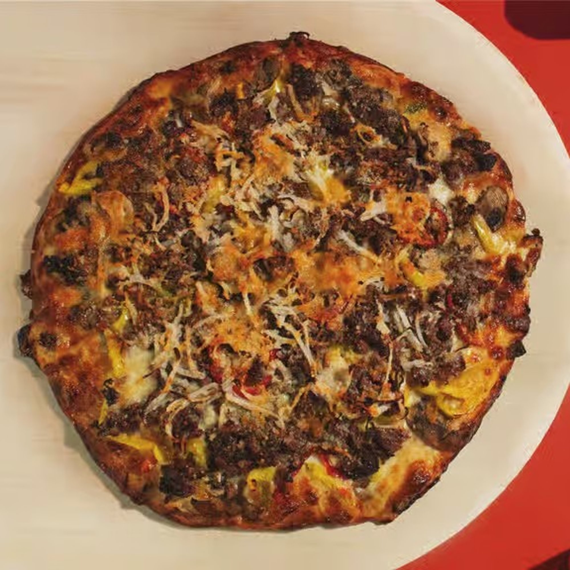 Steak & 3 Cheese Pizza