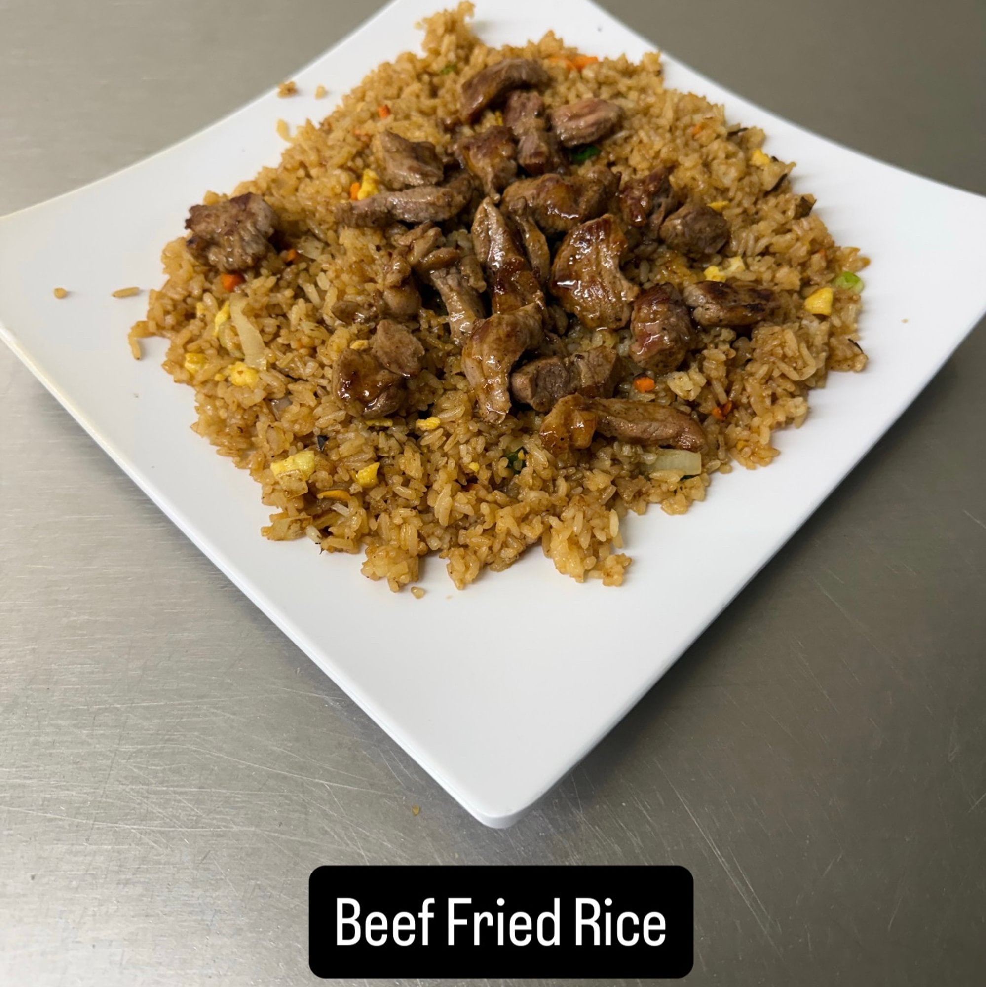 N3. Beef Fried Rice or Lo Mein