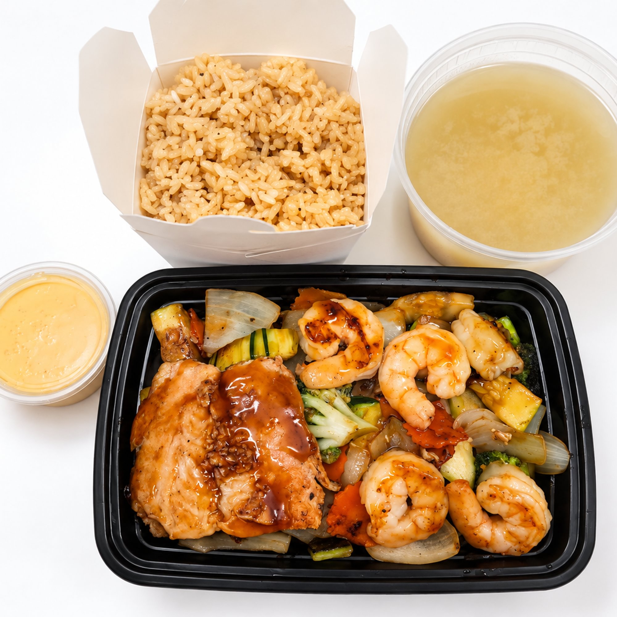 47. Shrimp & Salmon Hibachi