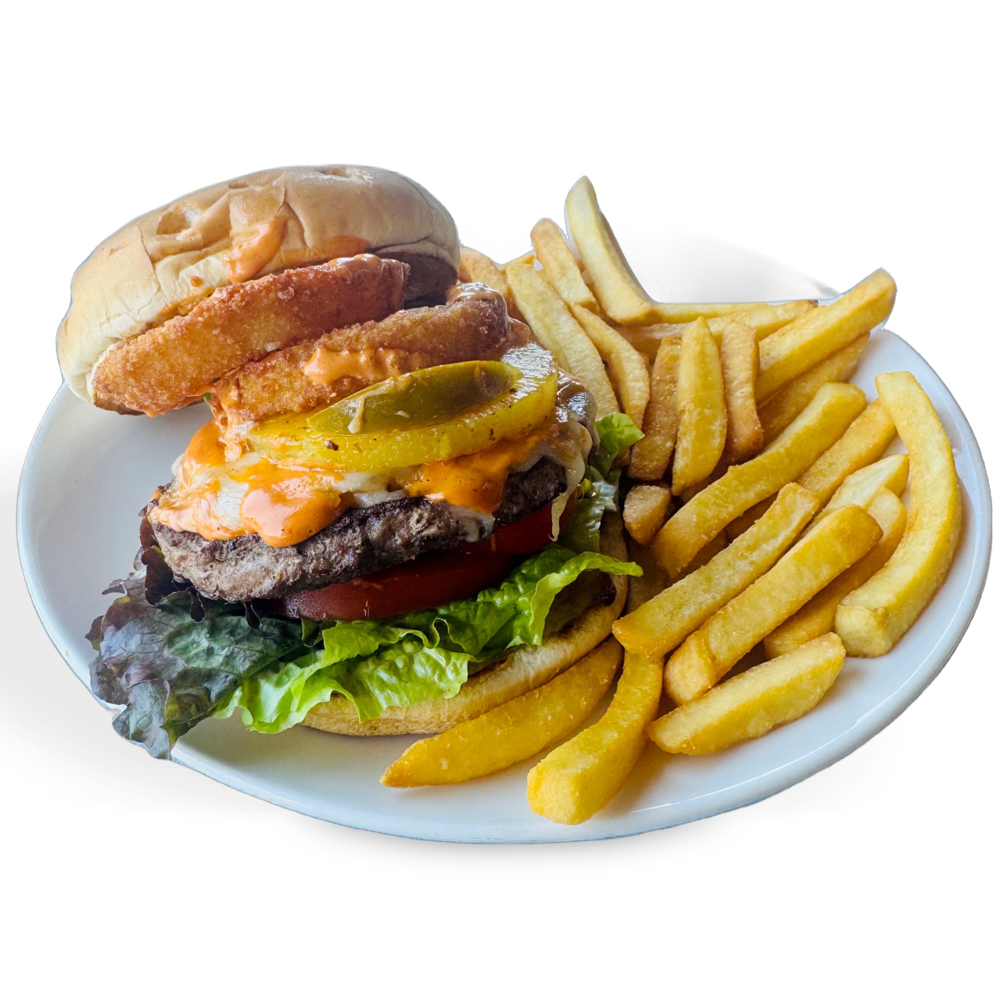 FIERY ISLAND BURGER