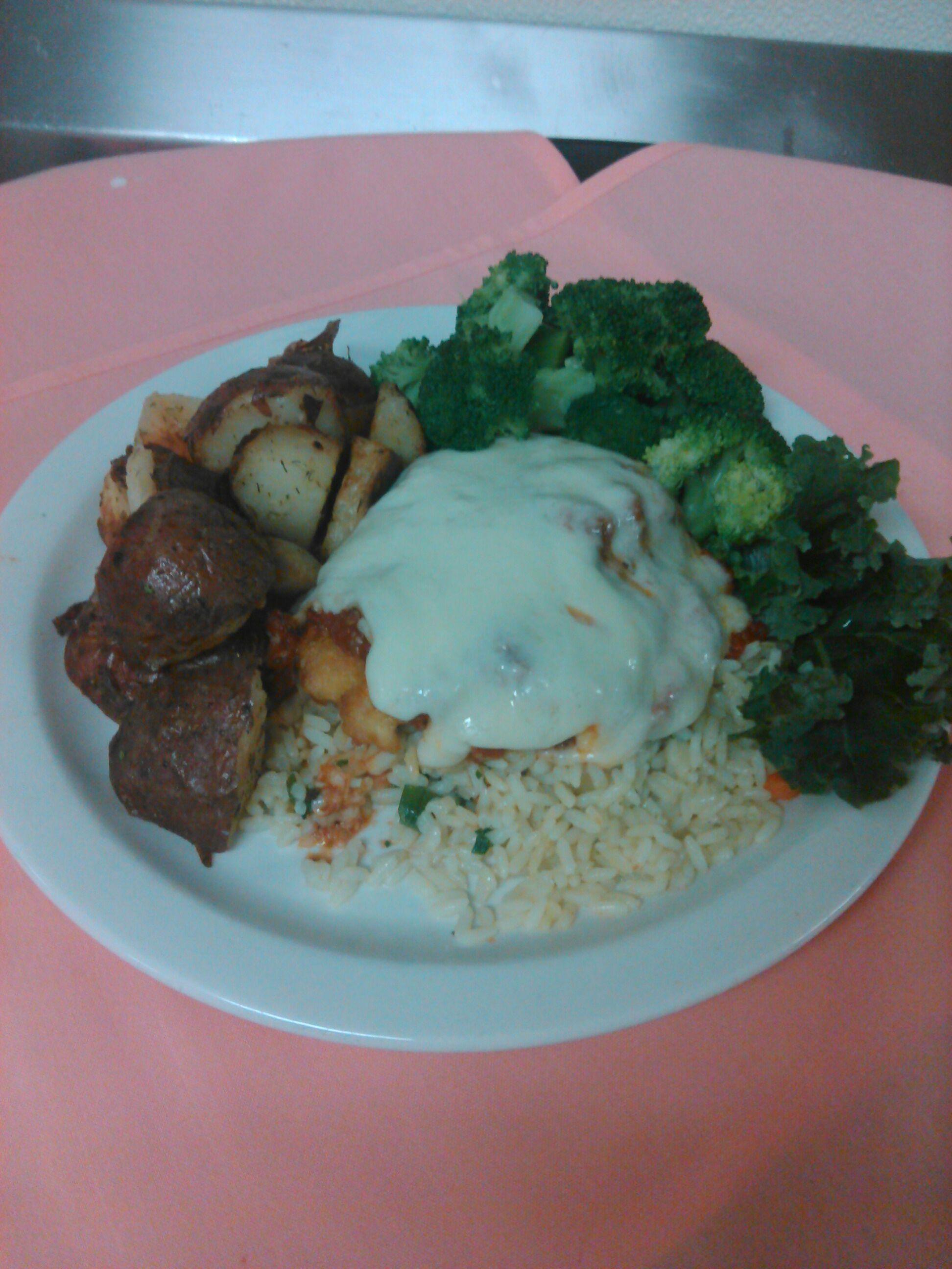Parmesan Chicken Dinner