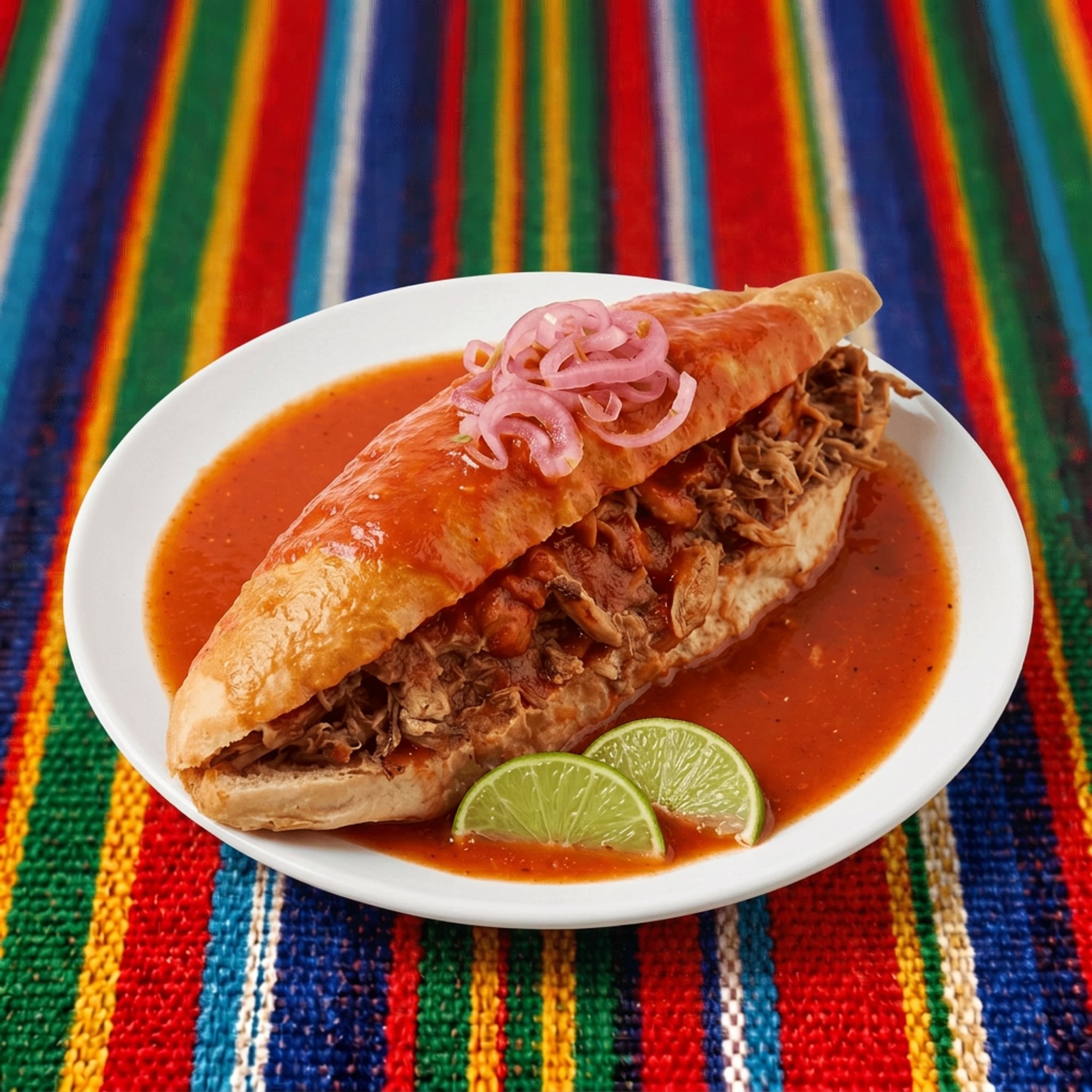 Torta Ahogada (Drowned Sandwich)