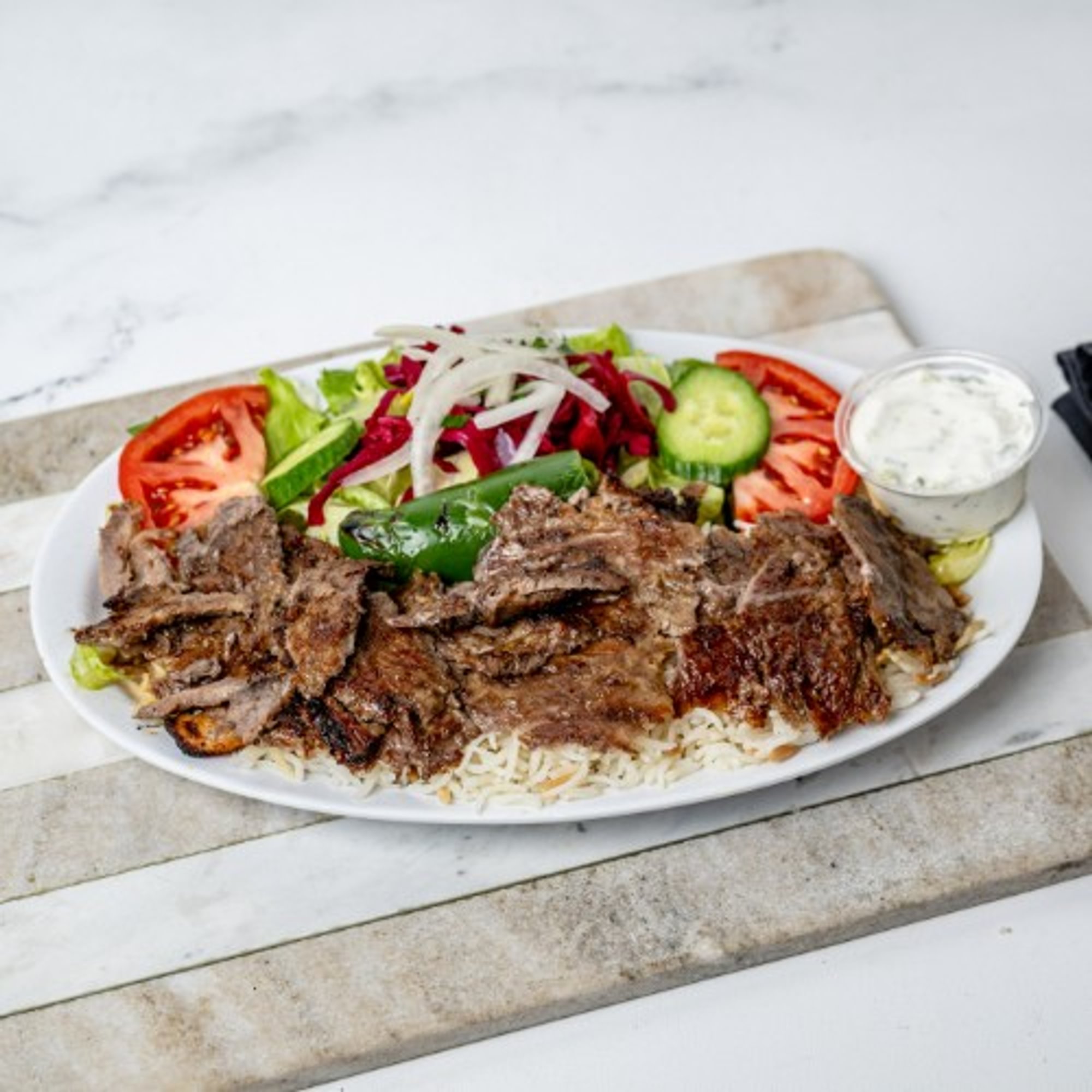 Double Shawarma Plate