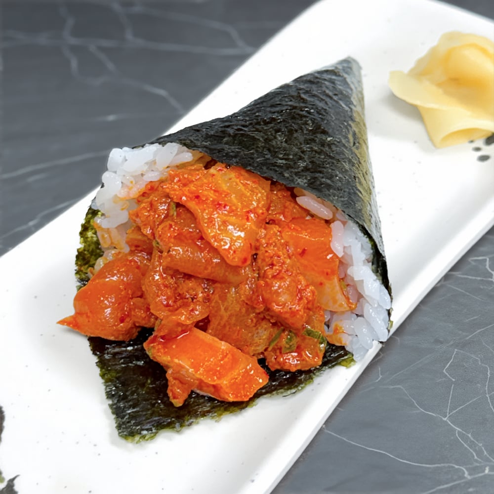 Spicy Salmon Hand Roll