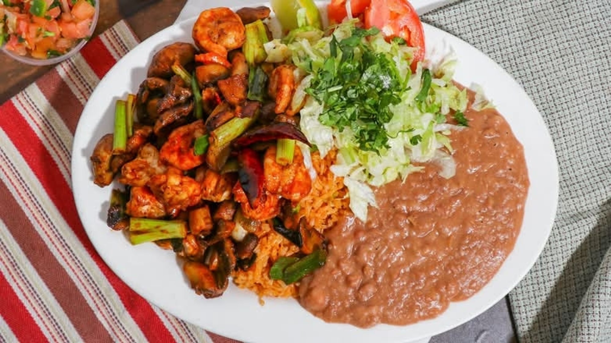 Spicy Prawns Plate