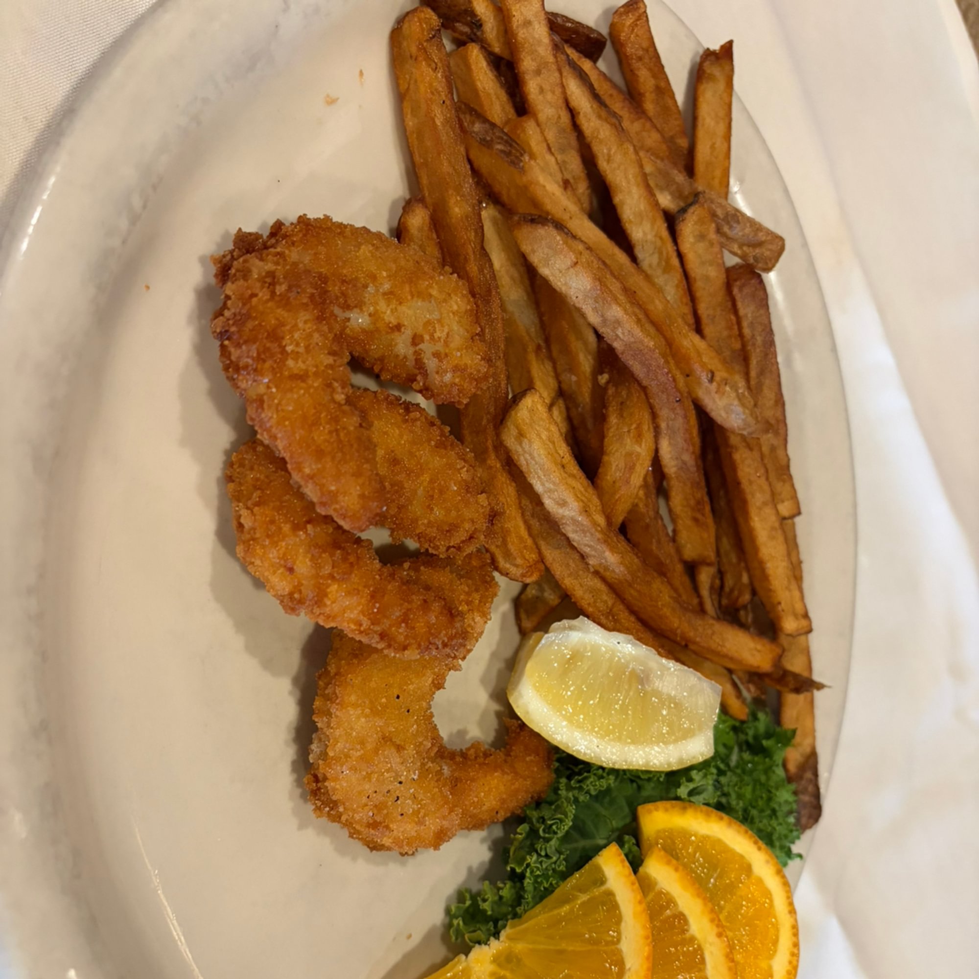 Kids Three Fried Shrimp with Fries