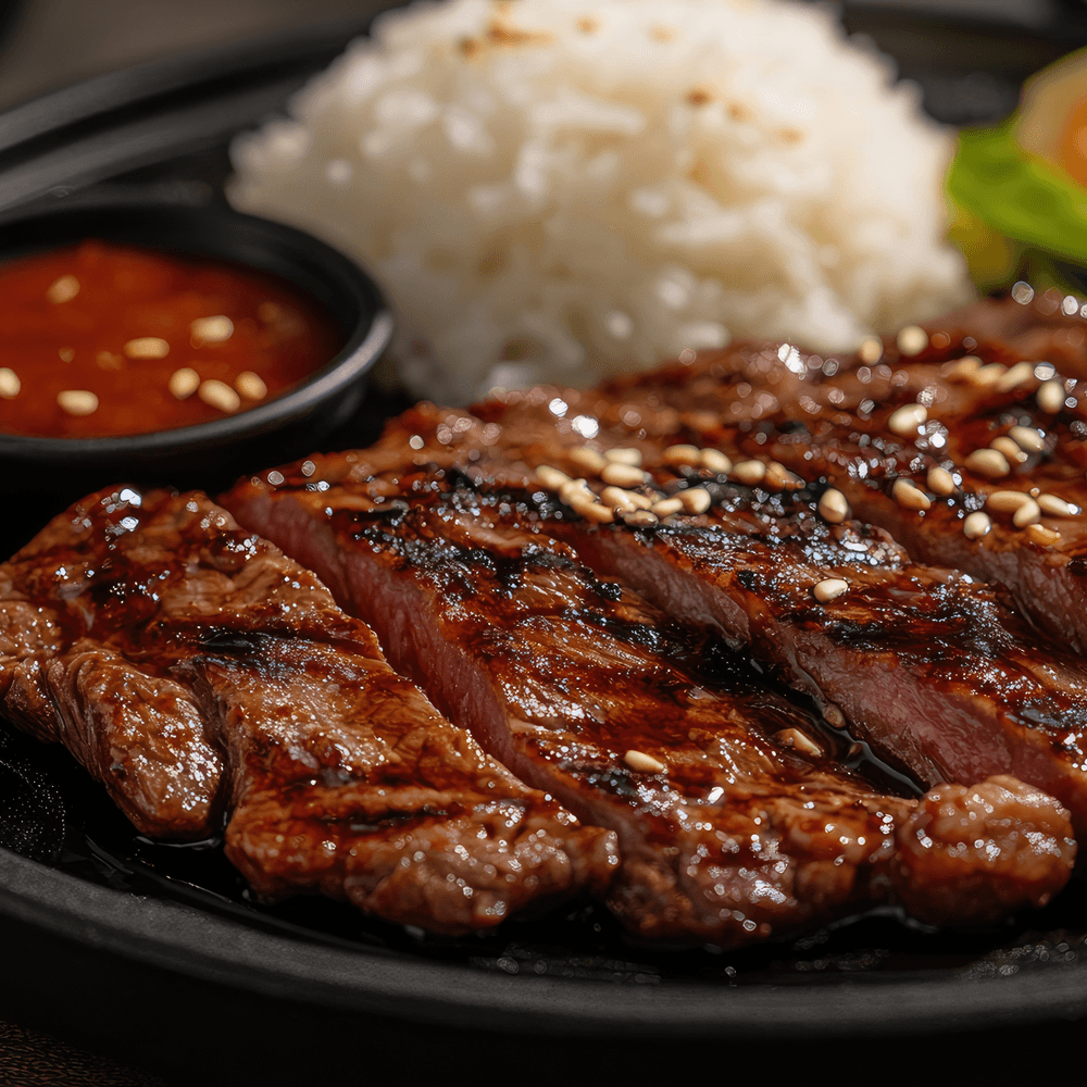 Broken Rice w/ BBQ Beef