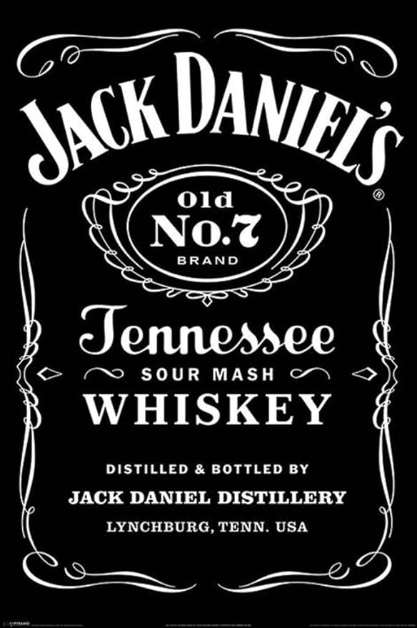 JACK DANIELS TENNESSEE WHISKEY