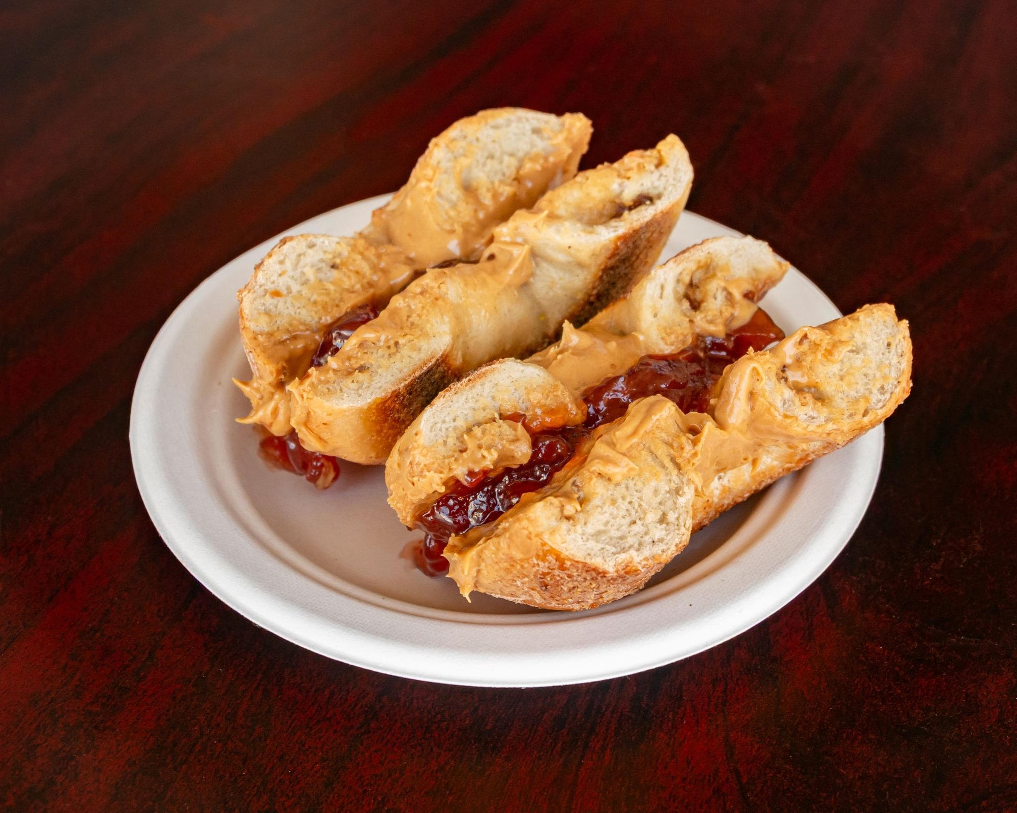 Bagel with PB&J