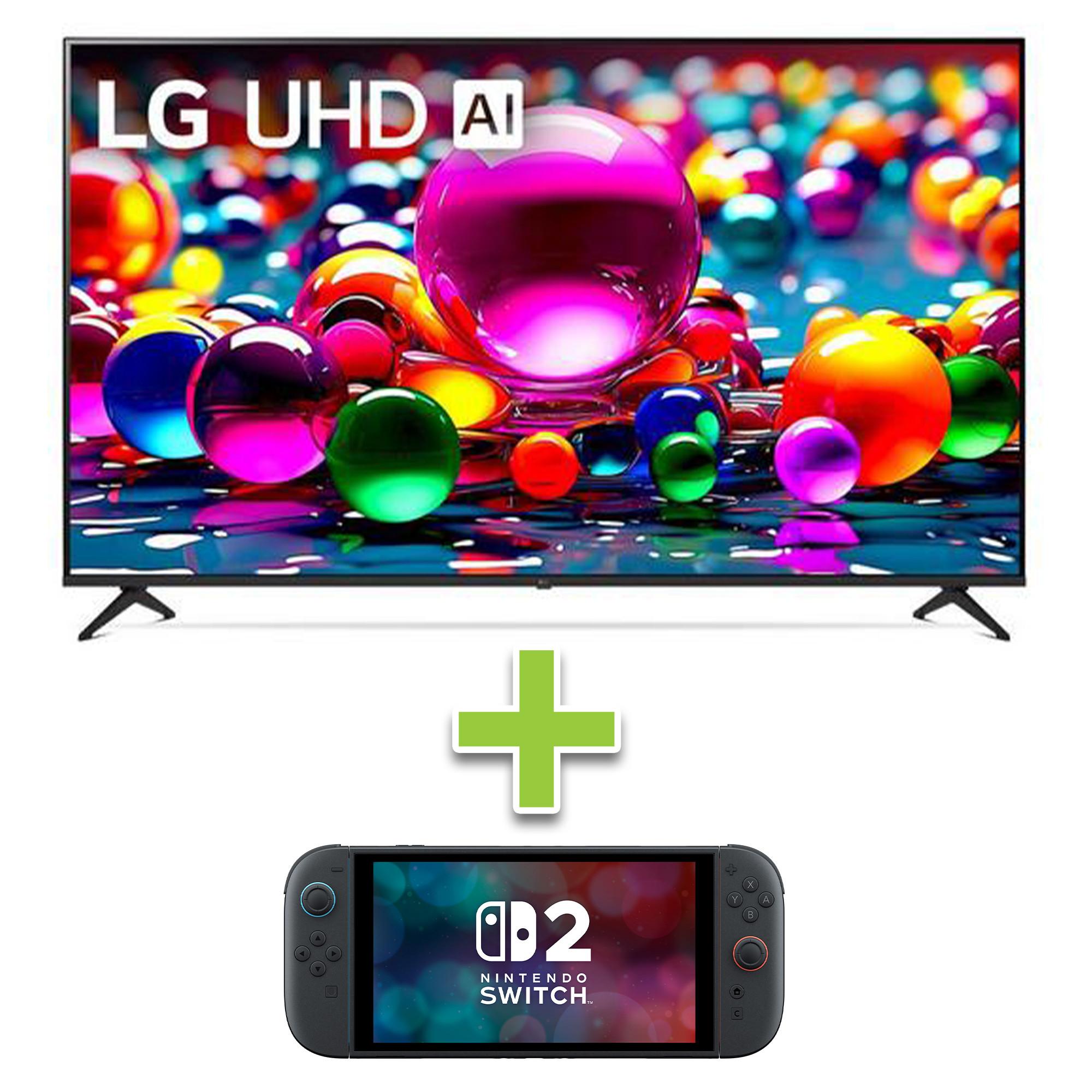 LG 86" 4K QNED Smart TV w/ webOS 25 & Nintendo Switch 2 256GB Console 