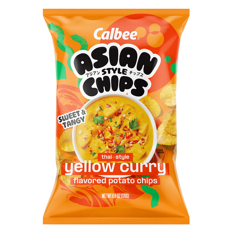 Calbee Thai Yellow Curry Chips