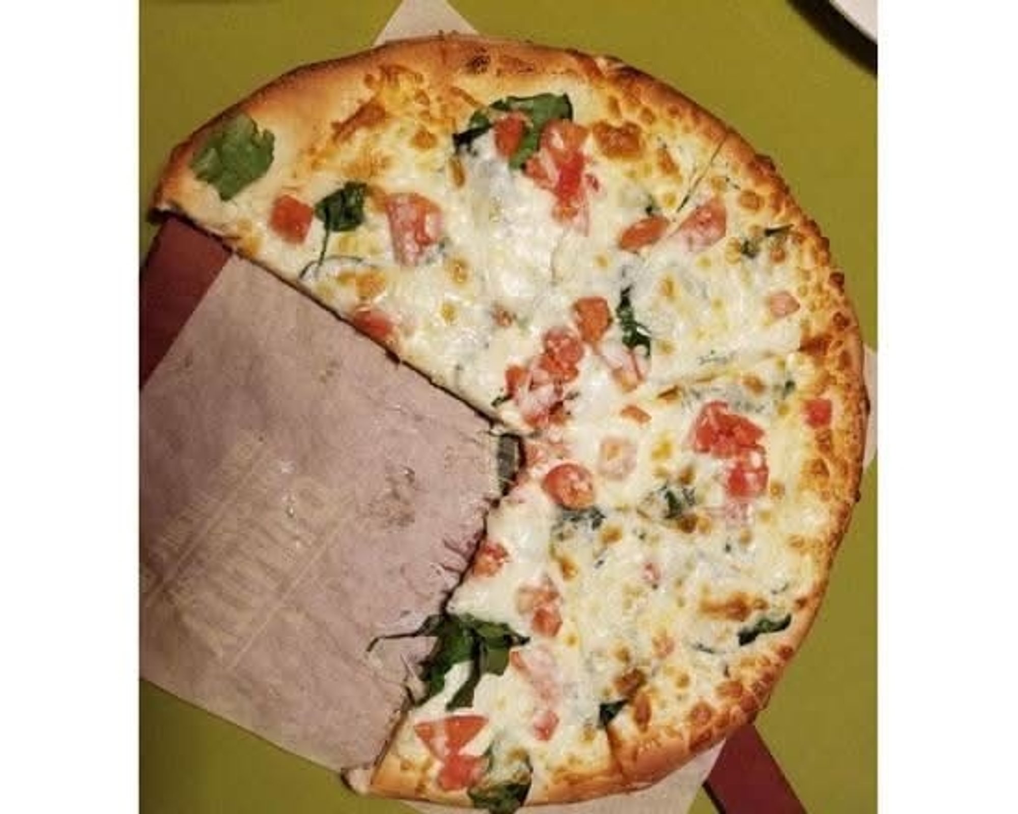 Bianca Pizza Slice
