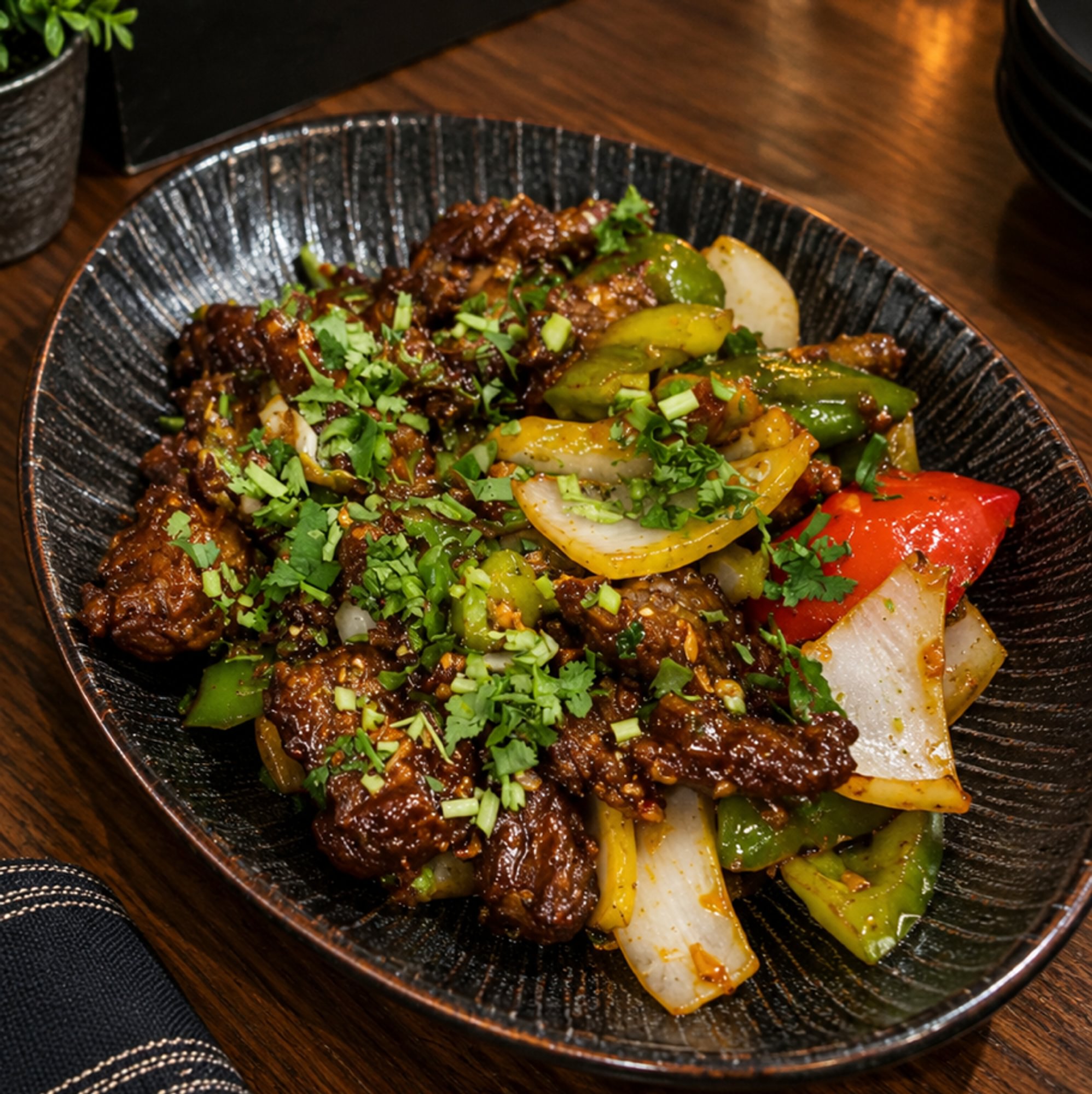 Fried Chili Lamb