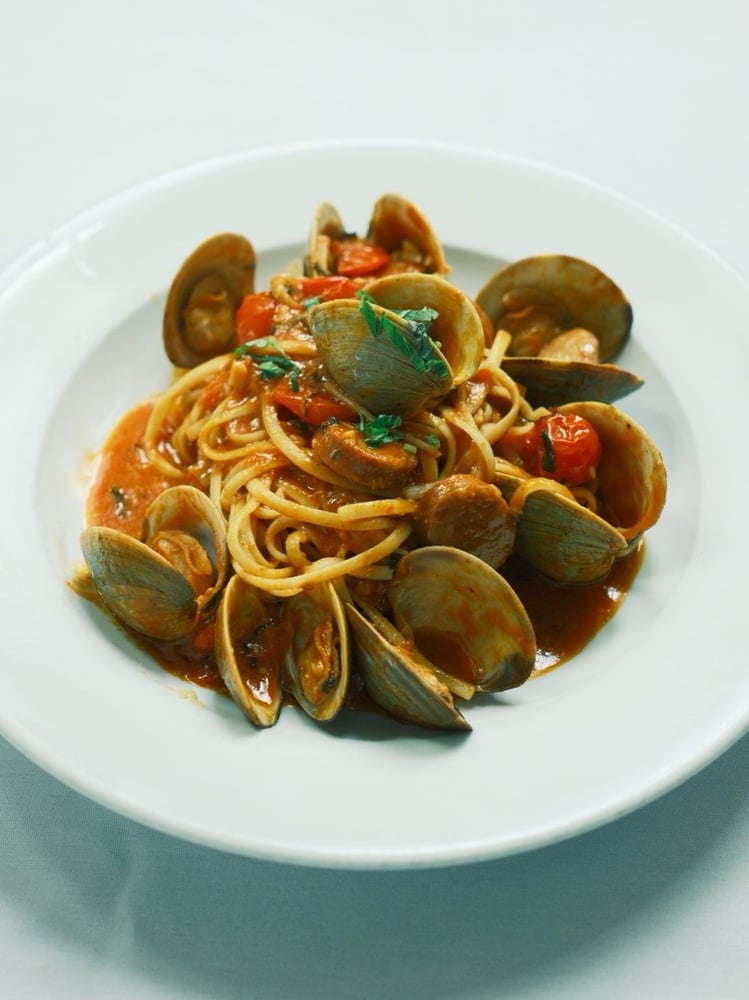 Clams & Sausage Arrabbiata