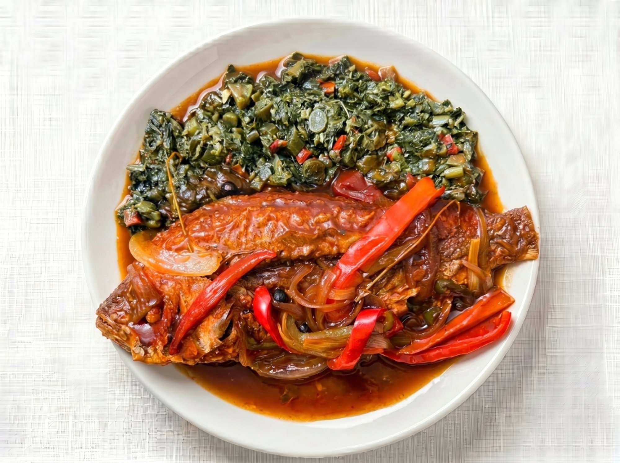 Brown Stew Fish Snapper