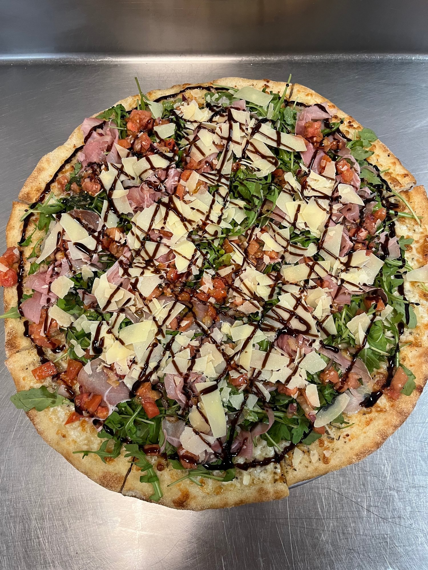 Arugula Salad Pizza