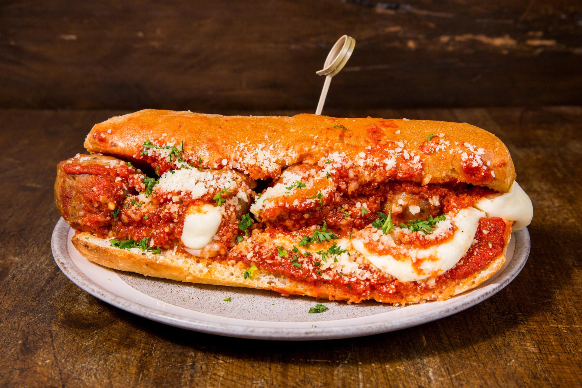 Meatball Parmesan Hero