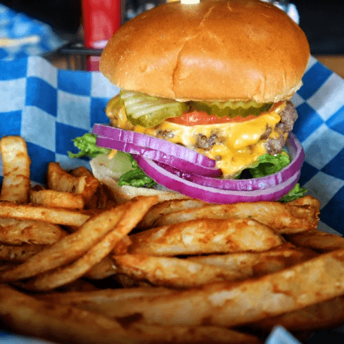 Double Smash Cheeseburger