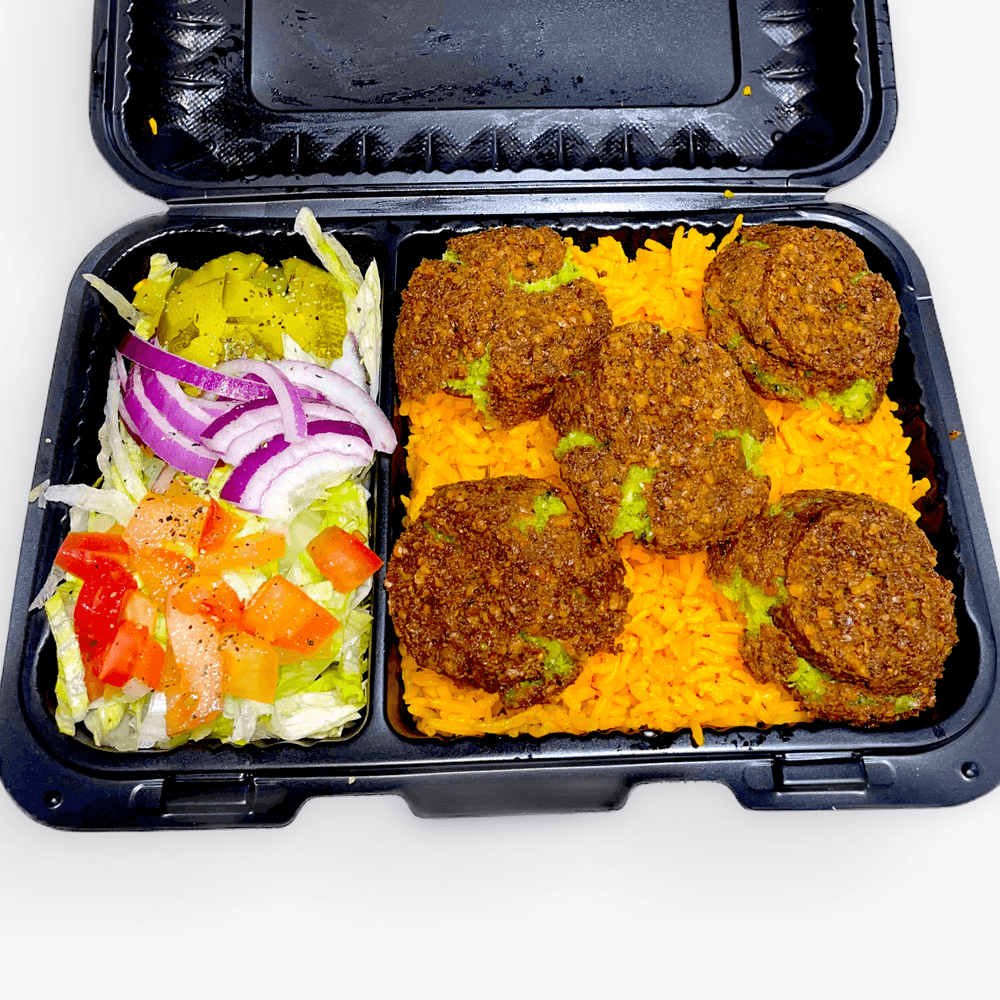 Falafel Over Rice