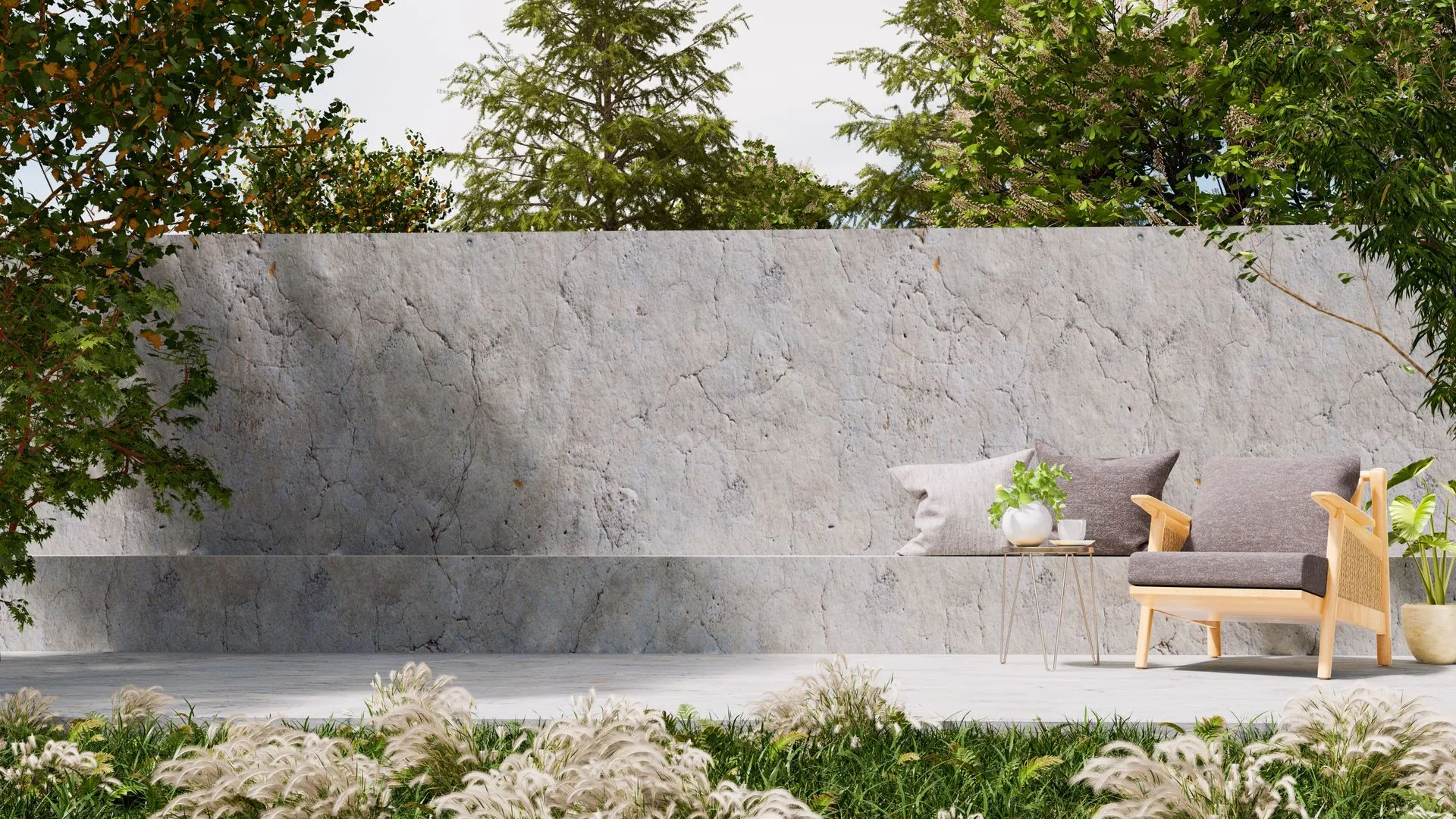 Concrete Retaining Wall Installation