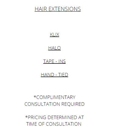 HAIR EXTENSIONS