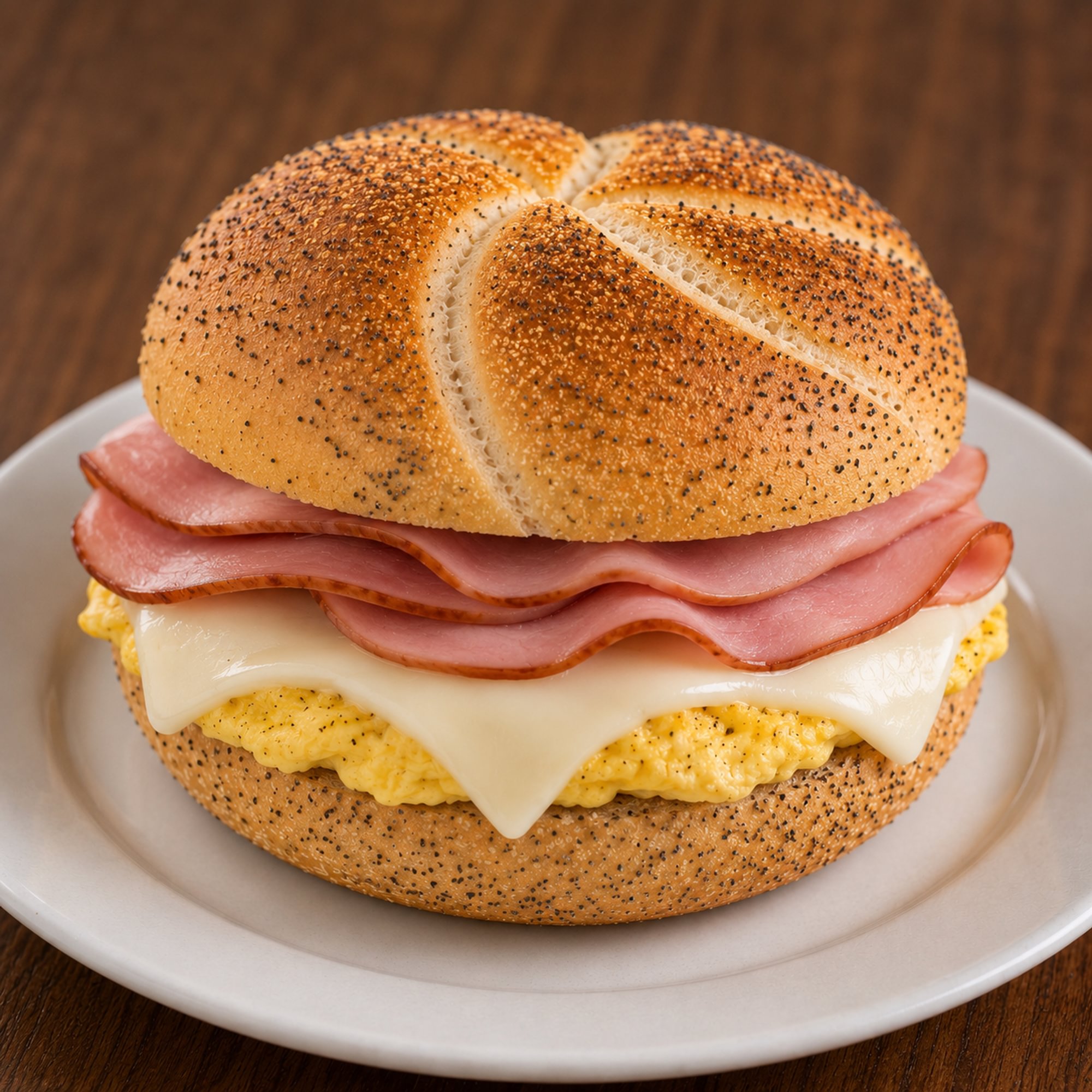 Ham Egg & Cheese Sandwich