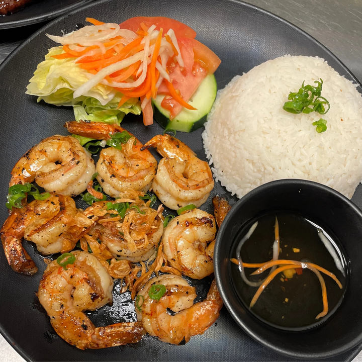 Grilled Shrimp & Rice