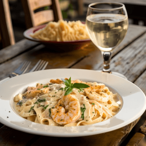 Shrimp Alfredo